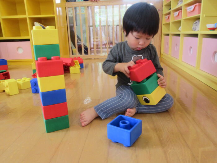 大きいブロック 瀬戸桜保育園