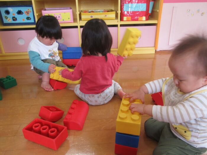 大きいブロック 瀬戸桜保育園