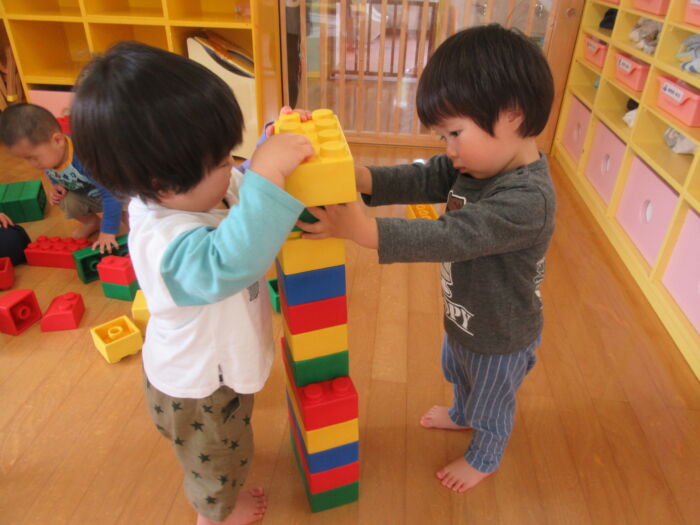 大きいブロック 瀬戸桜保育園